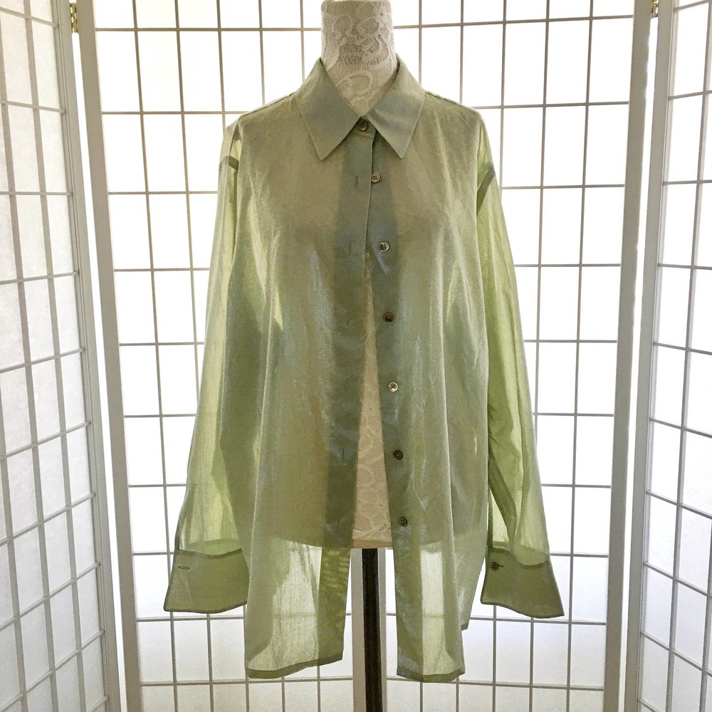 Linda Allard Ellen Tracy Jade Blouse